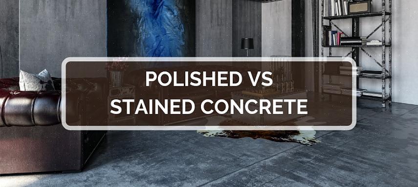 Ett betonggolv kan förbättras med en mängd olika behandlingar