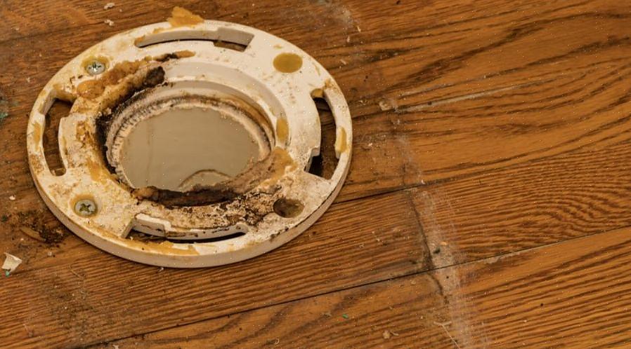 En toalettfläns är en cirkulär rörkoppling som ansluter din toalett till golvet