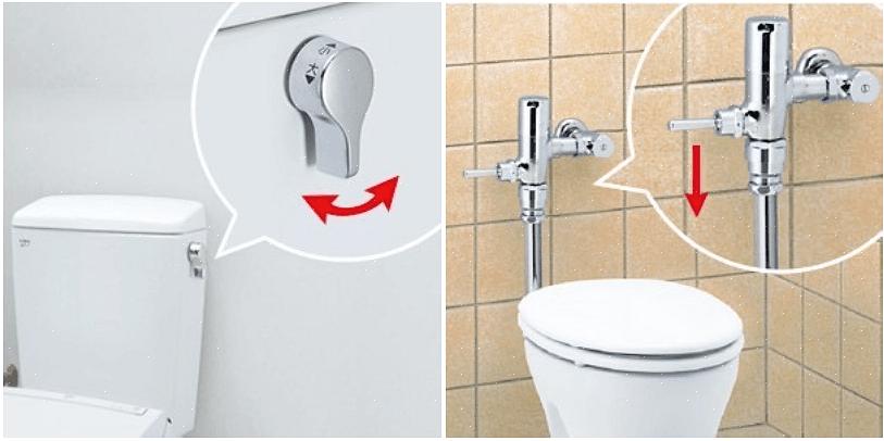 Observera att bara för att frontmonterade toaletthandtag är den vanligaste typen betyder