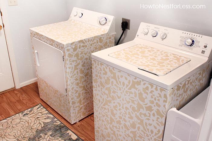 Utöver att lägga till en färg i tvättstugan finns det andra praktiska skäl att måla en tvättmaskin