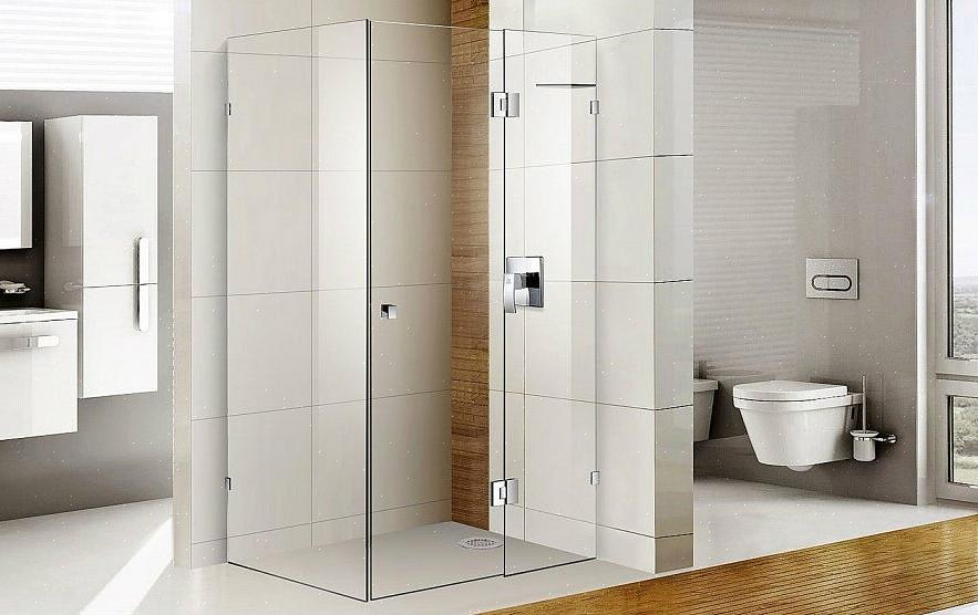 En bypass ramlös duschdörr är inte nödvändigtvis snygg