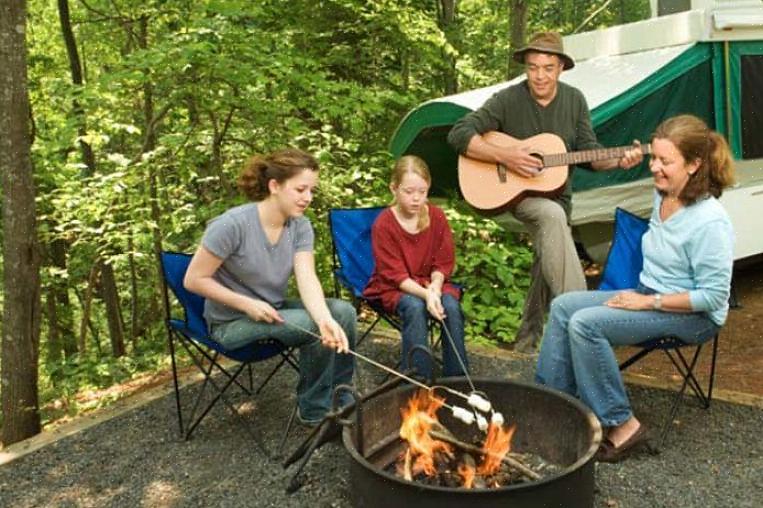 Med planerade familjeaktiviteter kan en campingtur vara särskilt rolig