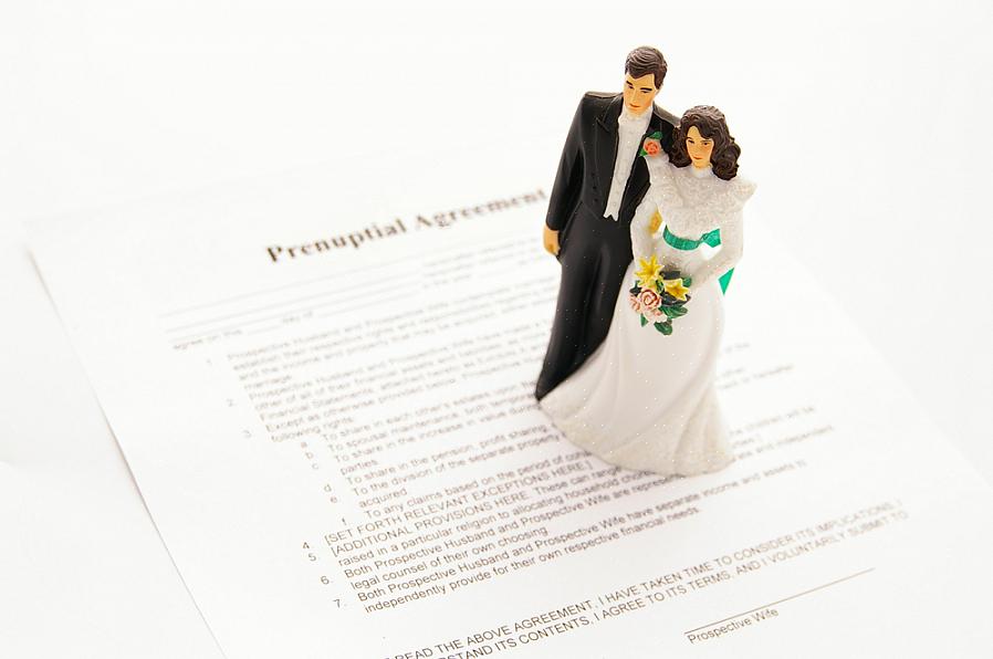 Fördelar Ett äktenskapligt äktenskapsavtal indikerar inte att ett par förväntar sig en skilsmässa