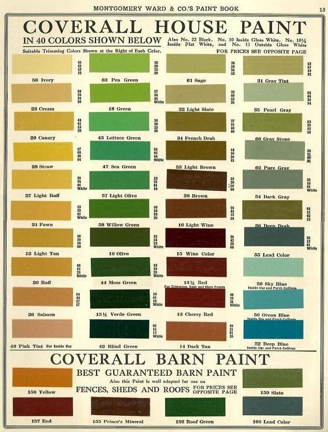 Historiska färger (för ditt eget hem)