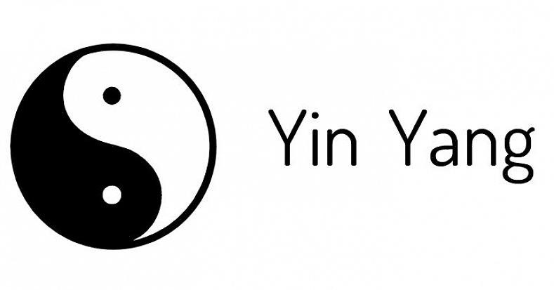Uttryckt i feng shui-färger är Yin (feminin energi) svart