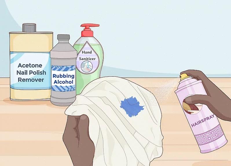 Hur man tar bort nagellack från tvättbara kläder