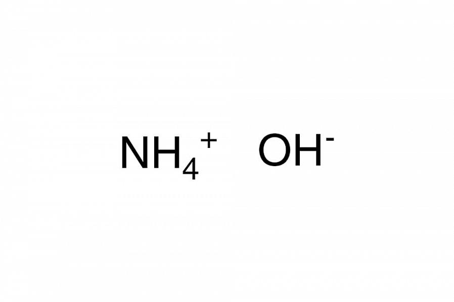 Ammoniumhydroxid är en starkt luktande