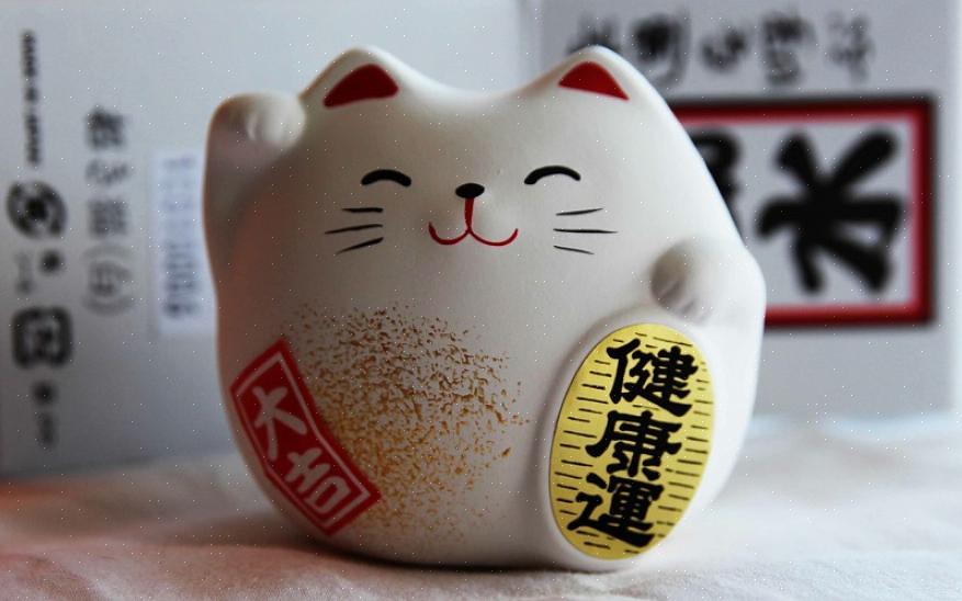 Den lyckliga katten är ett botemedel som kommer från den japanska kulturen