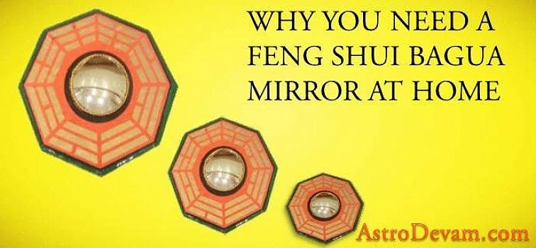 Feng shui bagua spegeln är inte en dekor feng shui föremål