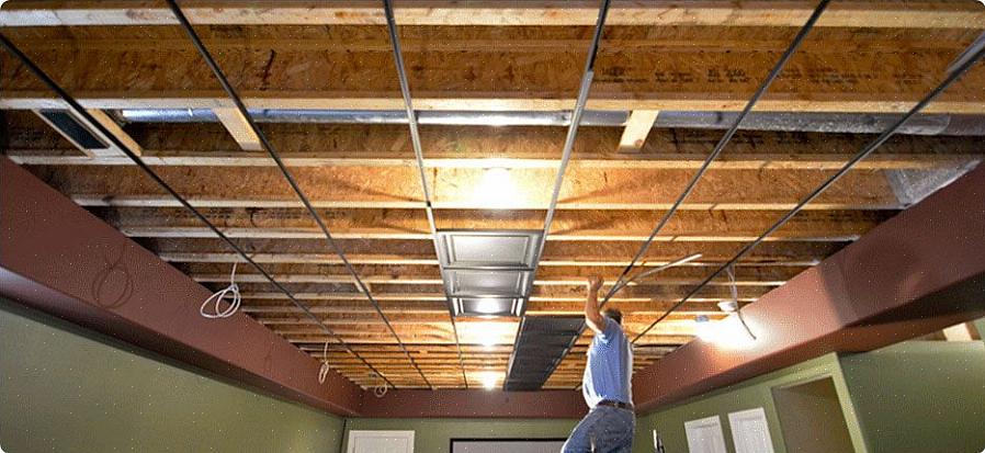 Brickorna på ett direktmonterat tak monteras inte direkt i taket