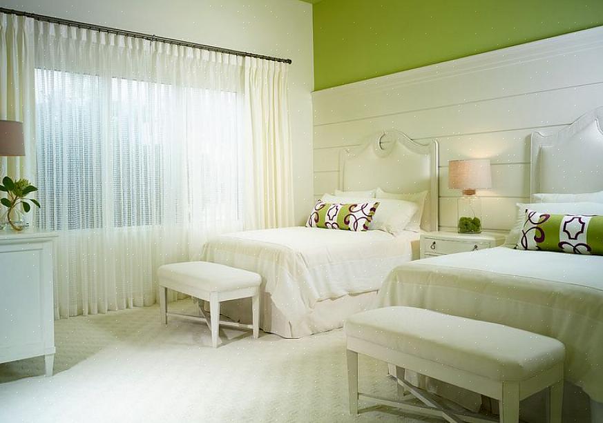 Dekorera med mintgrönt i rum som har mycket naturligt ljus