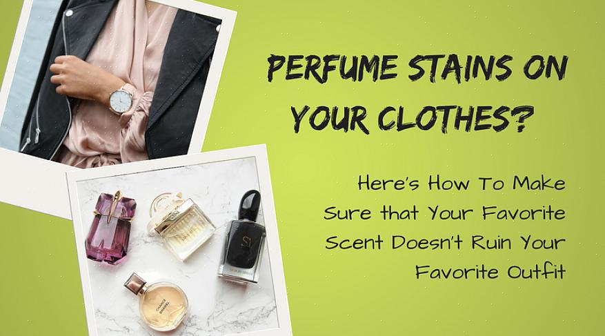 Hur man tar bort överdriven parfymlukt från kläderna