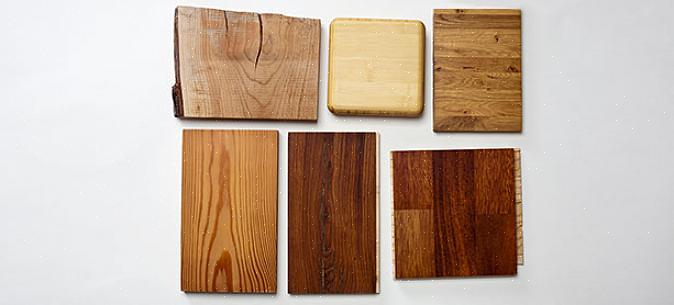 Detta patenterade varumärke för Lumber Liquidators innehåller både färdiga massiva lövträprodukter