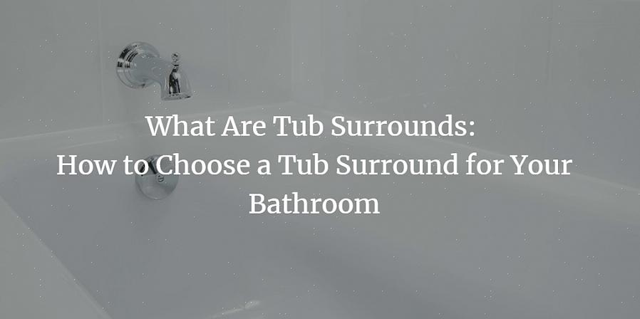 Tunna badkarets surroundpaneler är limmade med ett badkaromslag