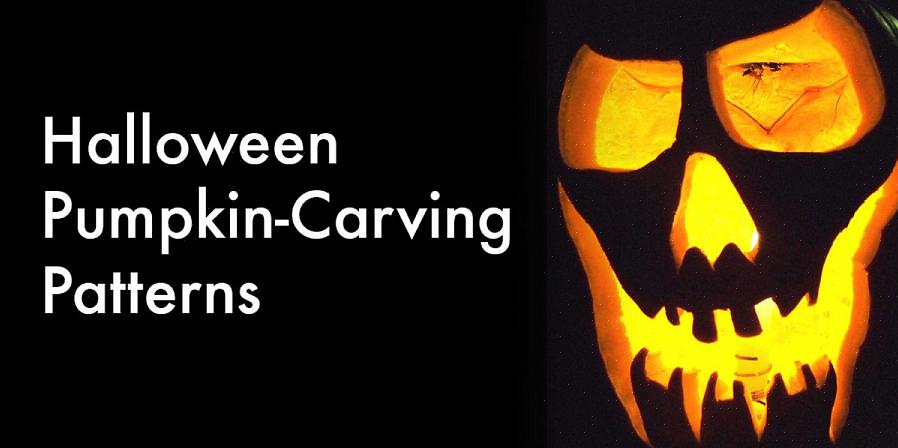 Jack-o'-lantern-ansiktet i denna utskrivbara Halloween pumpa stencil eller mall har en scowl en mil lång