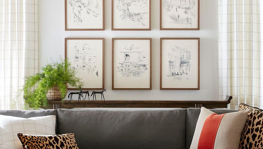 Om du tycker att ditt vardagsrum ser ofullständigt eller nakent kan det behöva några konstverk på väggarna