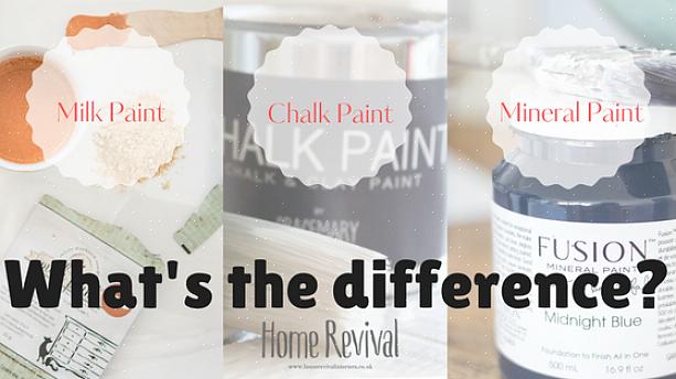 Med mjölkfärg kan du skapa din egen unika färg genom att blanda torra pigment i den flytande basfärgen