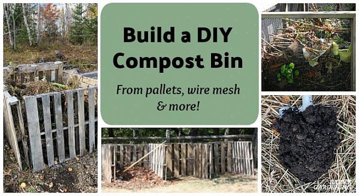 Några billiga trådstängsel kan du göra så många kompostfack som du behöver