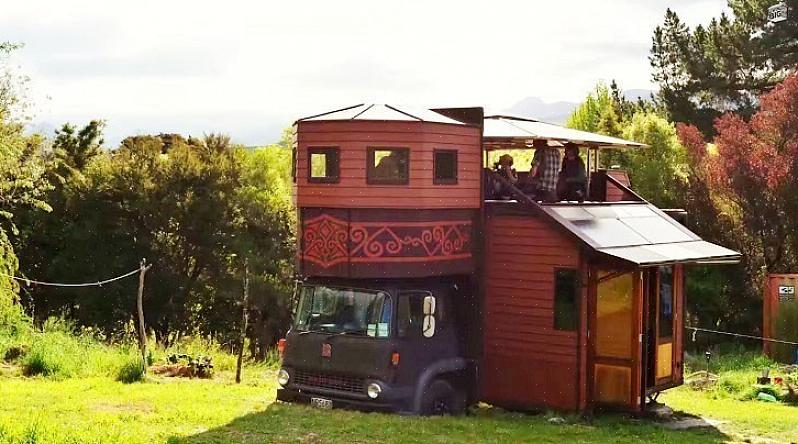 Det transformerande lastbilsslottet är ett litet hus på hjul