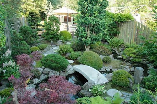 Skjul som inte passar den japanska trädgårdsstilen