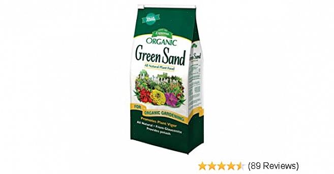 Greensand kan också användas på växter som är känsliga för andra gödningsmedel