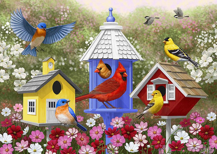 Är målning av fågelhus säkert