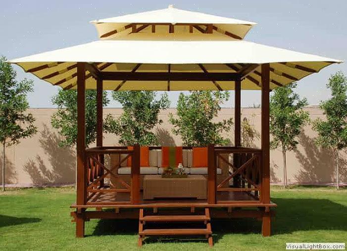 Egyptierna byggde trädgårdslusthus för att stödja druvor för vin
