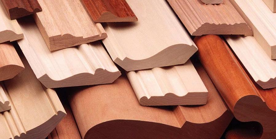 MDF-baseboards kan vara enklare att installera än äkta träbaseboards