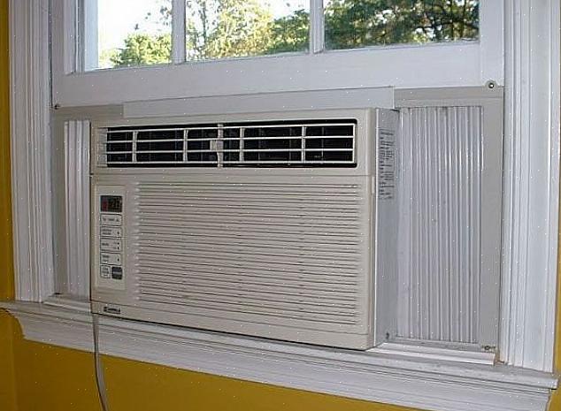 Den vanligaste typen av fönster AC-enhet installeras i ett fönster som glider upp