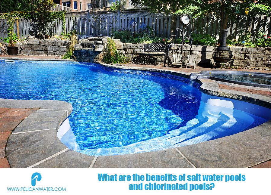 En saltvatten eller saltvattenpool använder en saltklorgenerator för att göra klor till din pool