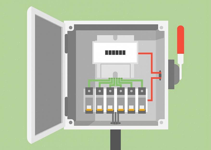 En elektrisk brytare är den huvudsakliga distributionsplatsen för elektriska kretsar i ditt hem