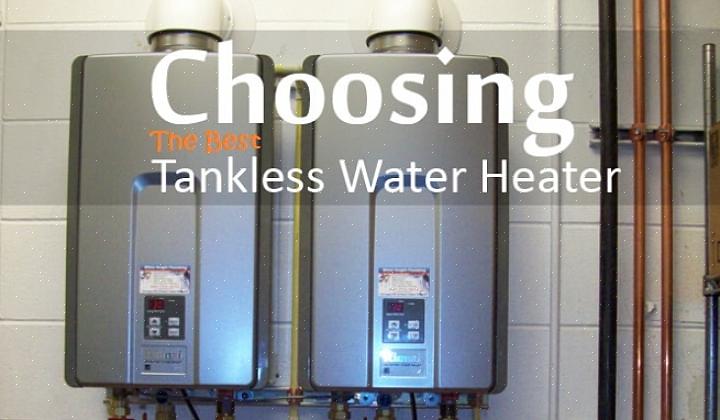 Den tankfria varmvattenberedaren fungerar direkt efter uppvärmning av vatten efter behov