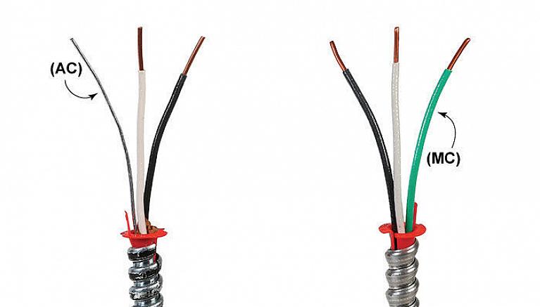 För de flesta kretsapplikationer beskrivs den vanliga NM-kabeln som "två-tråd" eller "tre-tråd" kabel