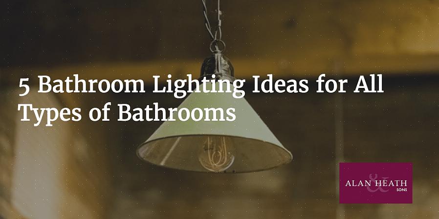 Ett badrums taklampa är en armatur eller serie armaturer som ligger i badrumstaket